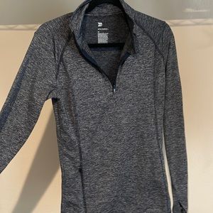 Polyester quarter zip sweater